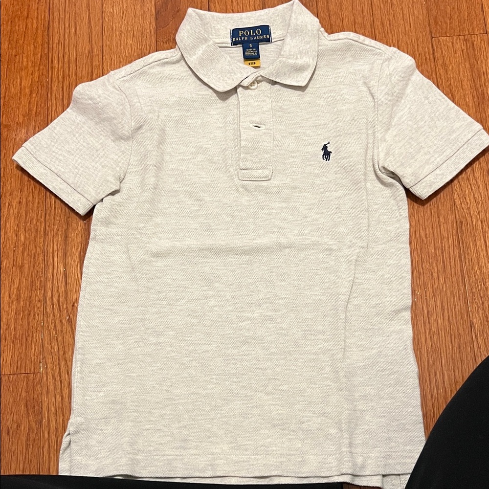 Polo by Ralph Lauren Kids Light Gray Polo Shirt